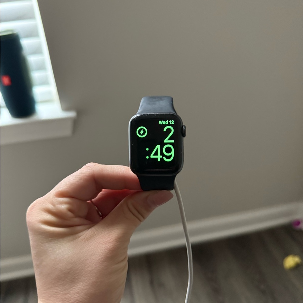Apple Watch with Black Band